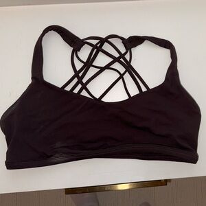 Women's lululemon esspresso dare to be free bra - size 8